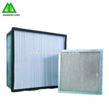 Industrial h13 hepa air filters h14 flow laminar box air hapa filters